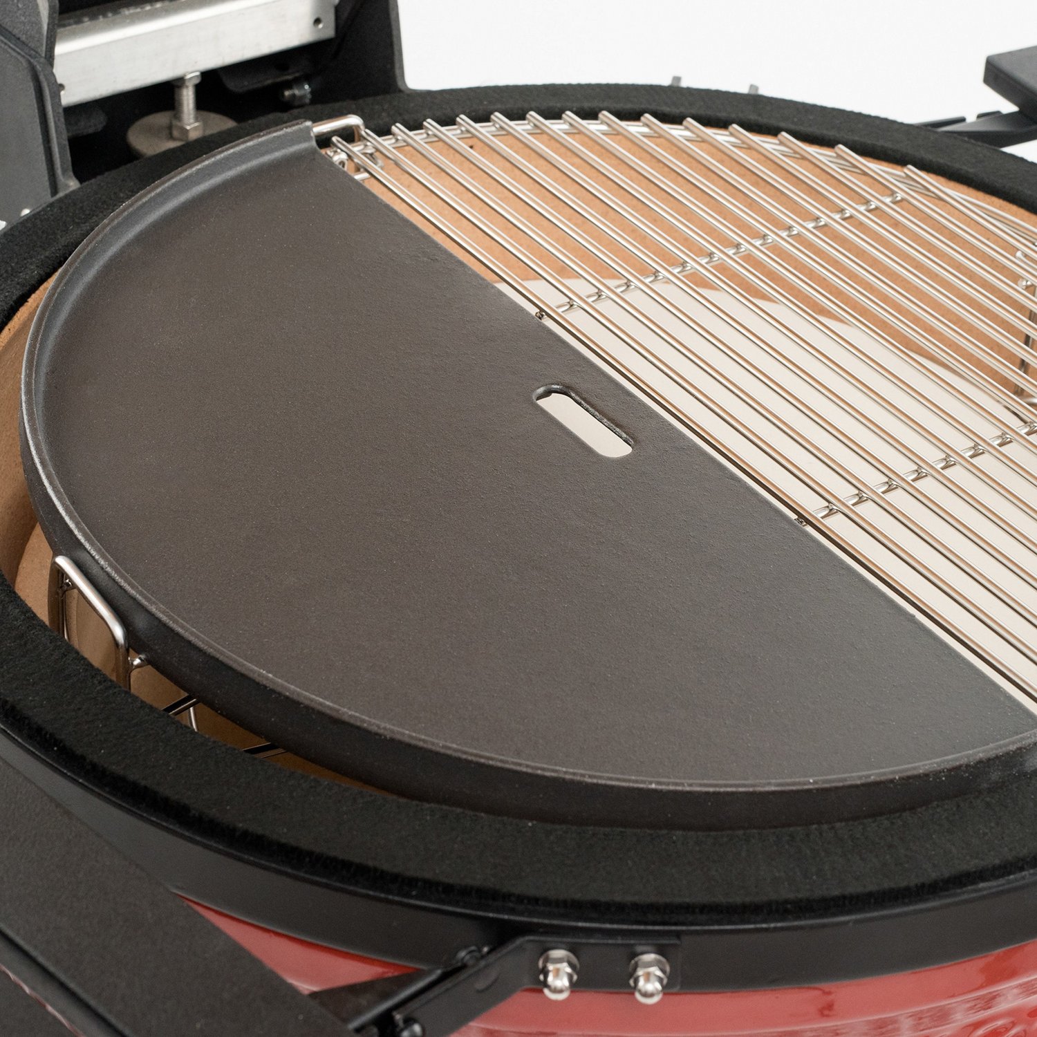 Kamado Joe Big Joe Half Moon Cast Iron Reversible Grill Griddle                                                                  - view number 4