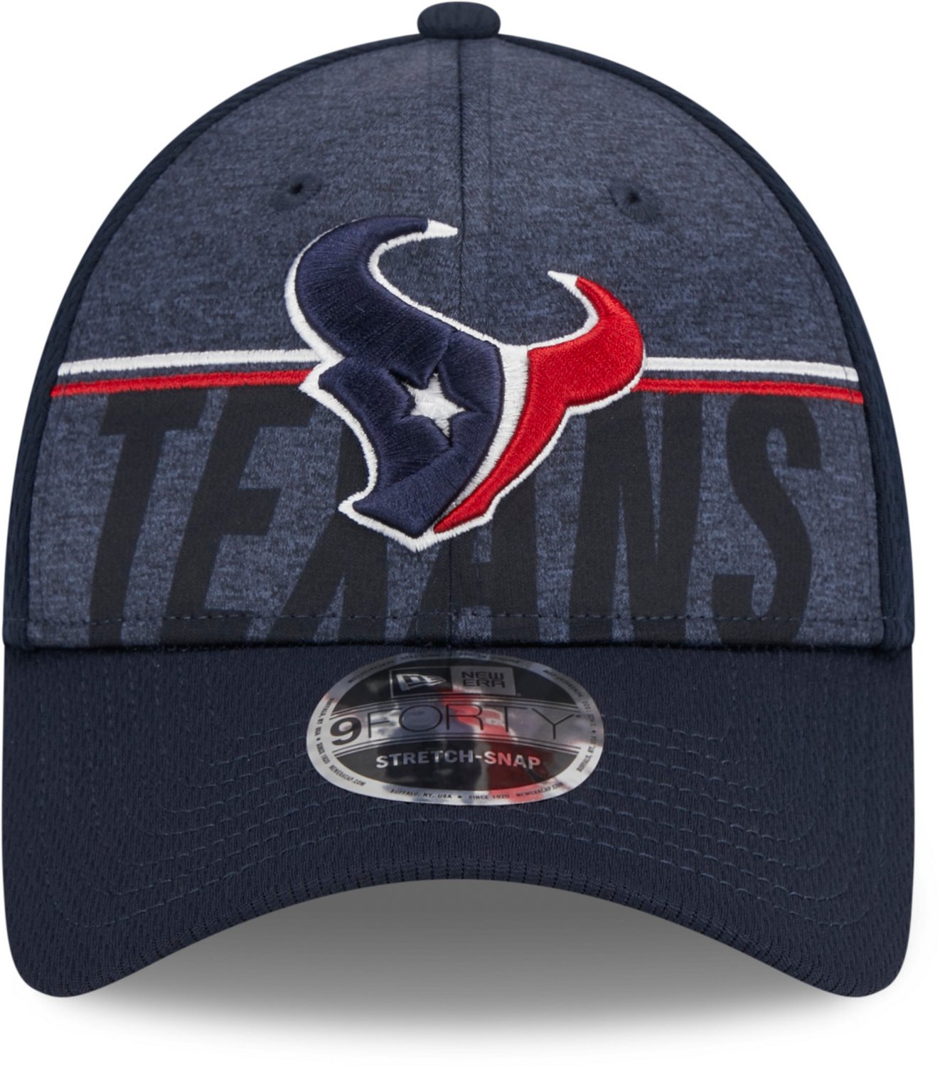New Era Men's Houston Texans 9FORTY Stretch-Snap Training Cap - view number 2