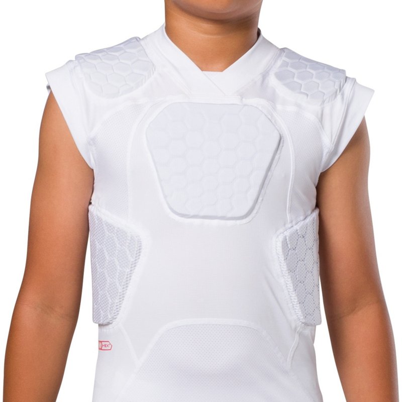 Under Armour Boys' Gameday Armour Pro 6-Pad Top White, Large - Football Apparel at Academy Sports