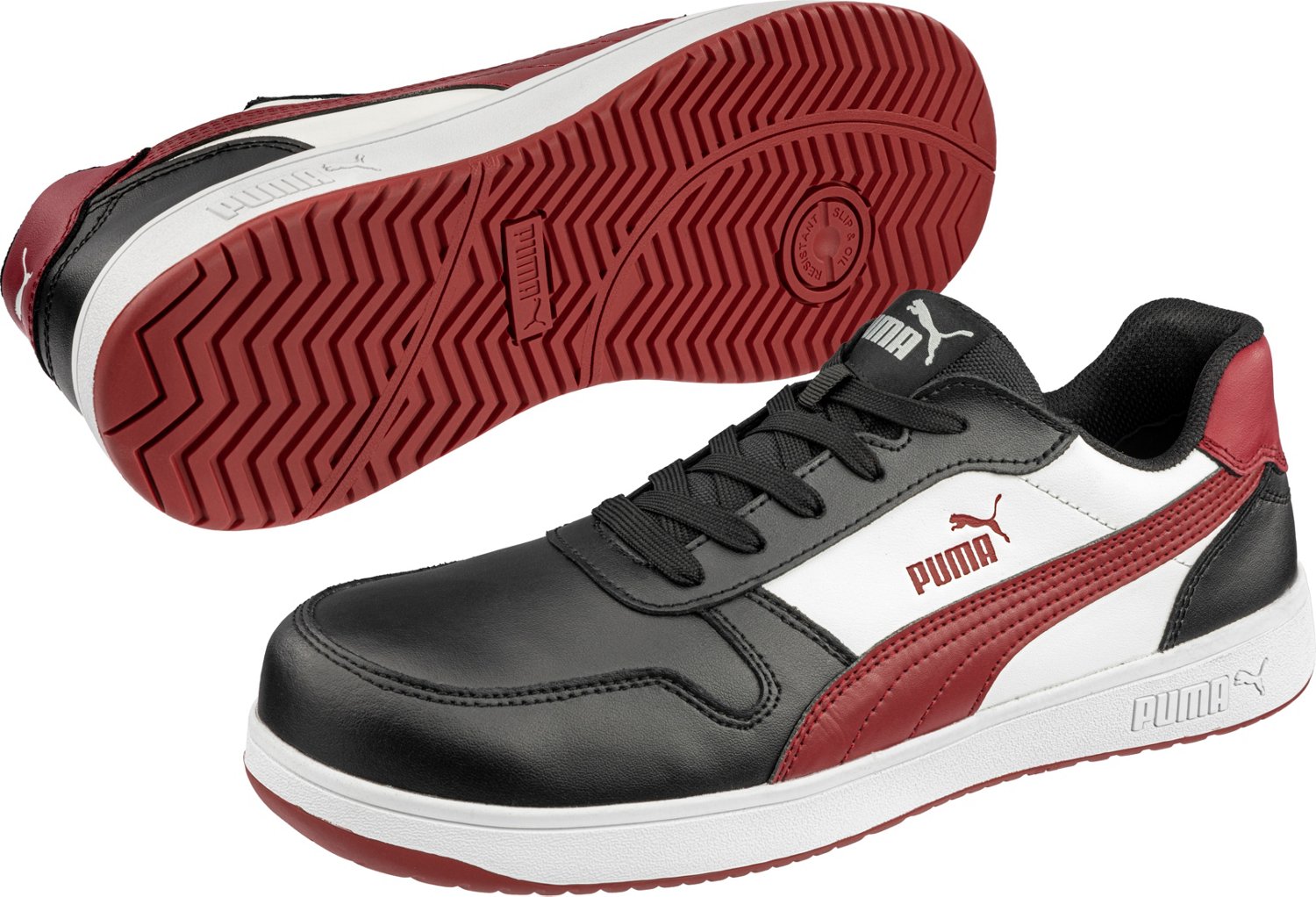 PUMA Men's Safety Frontcourt Low Leather EH Shoes - view number 4