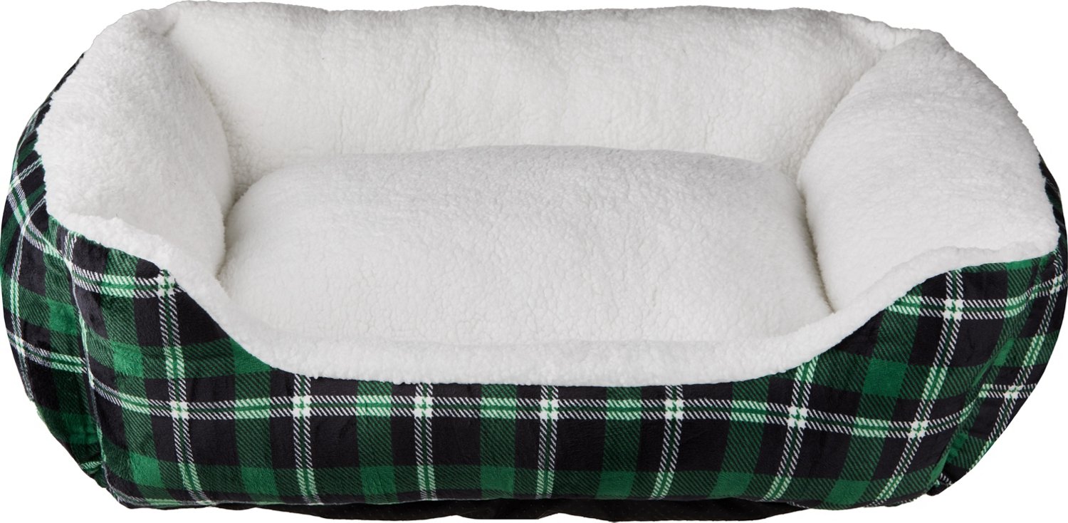 Greens Plush Dog Bed Cushion – Nature's Dream Ranch