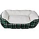 Academy Sports + Outdoors Green Plaid Plush Dog Bed                                                                              - view number 2