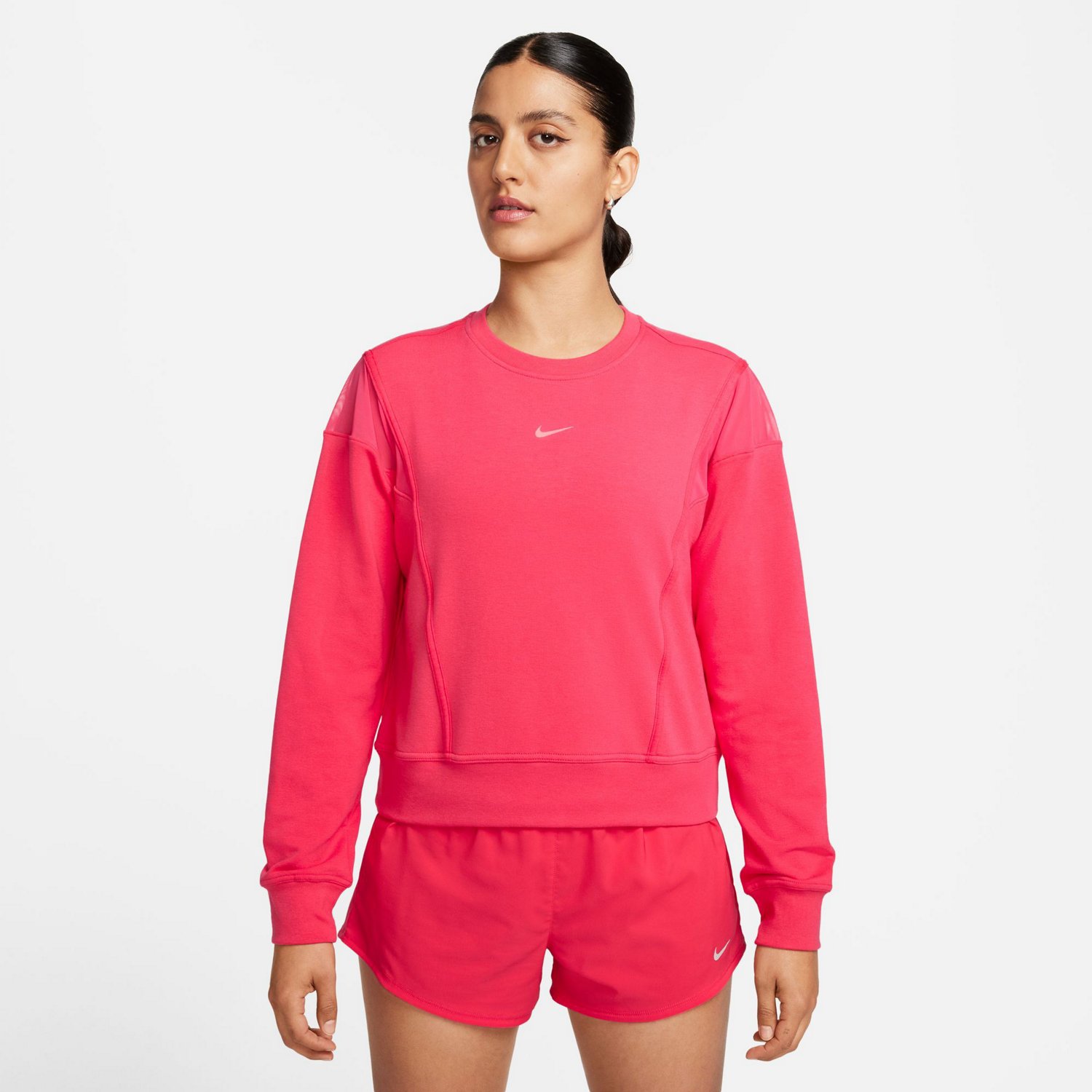 Nike Women's Dri-FIT One Crew Neck Long Sleeve Top | Academy