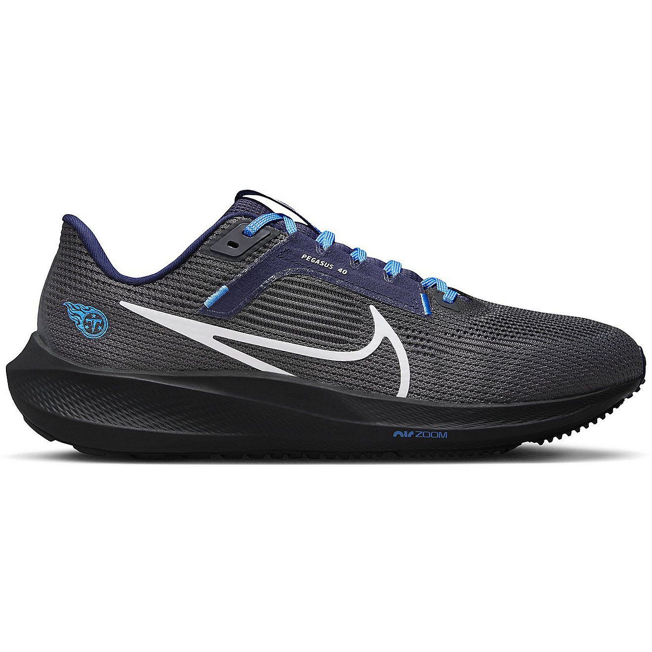 Nike Men's Tennessee Titans Air Zoom Pegasus 40 Running Shoe                                                                     - view number 1
