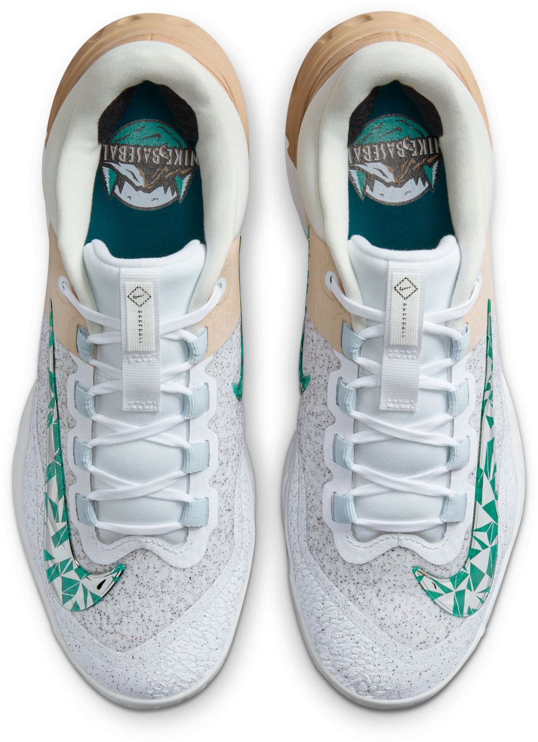 Nike Men's Huarache All Start Low Metal Baseball Cleats - view number 5