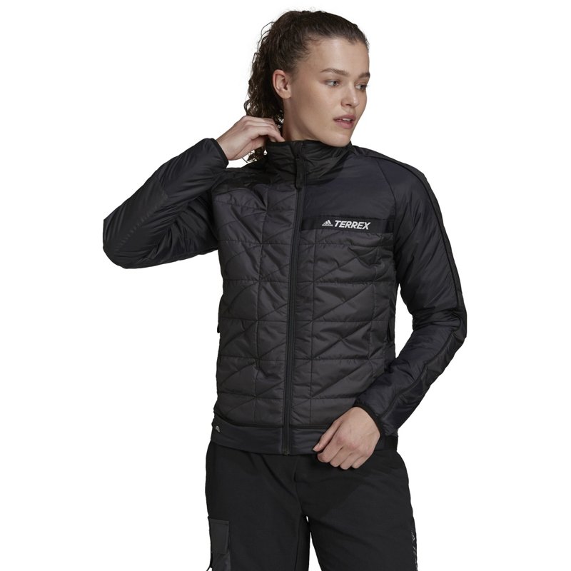 adidas Women's Terrex Multi Synthetic Insulated Hiking Jacket Black, X-Small - Women's Athletic Jackets at Academy Sports product image