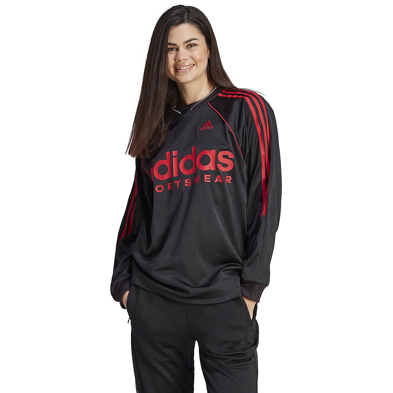 adidas Women's SportsWear Express Long Sleeve Soccer Jersey                                                                      - view number 1