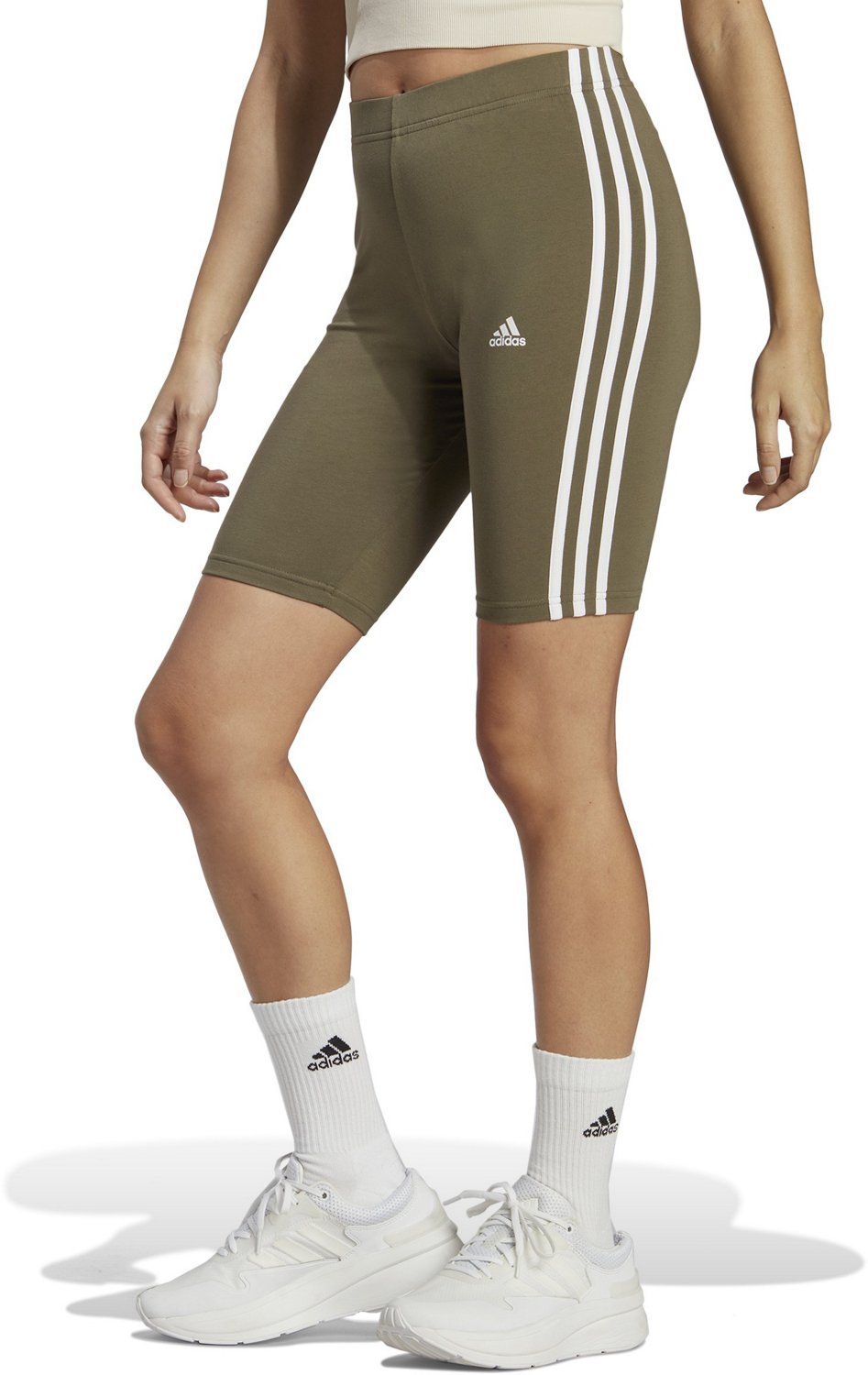 adidas Essentials 3-Stripes Bike Shorts - Black