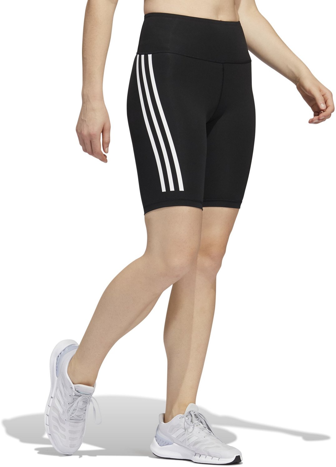 adidas Women's Optime TrainIcons 3-Stripes Bike Short Leggings