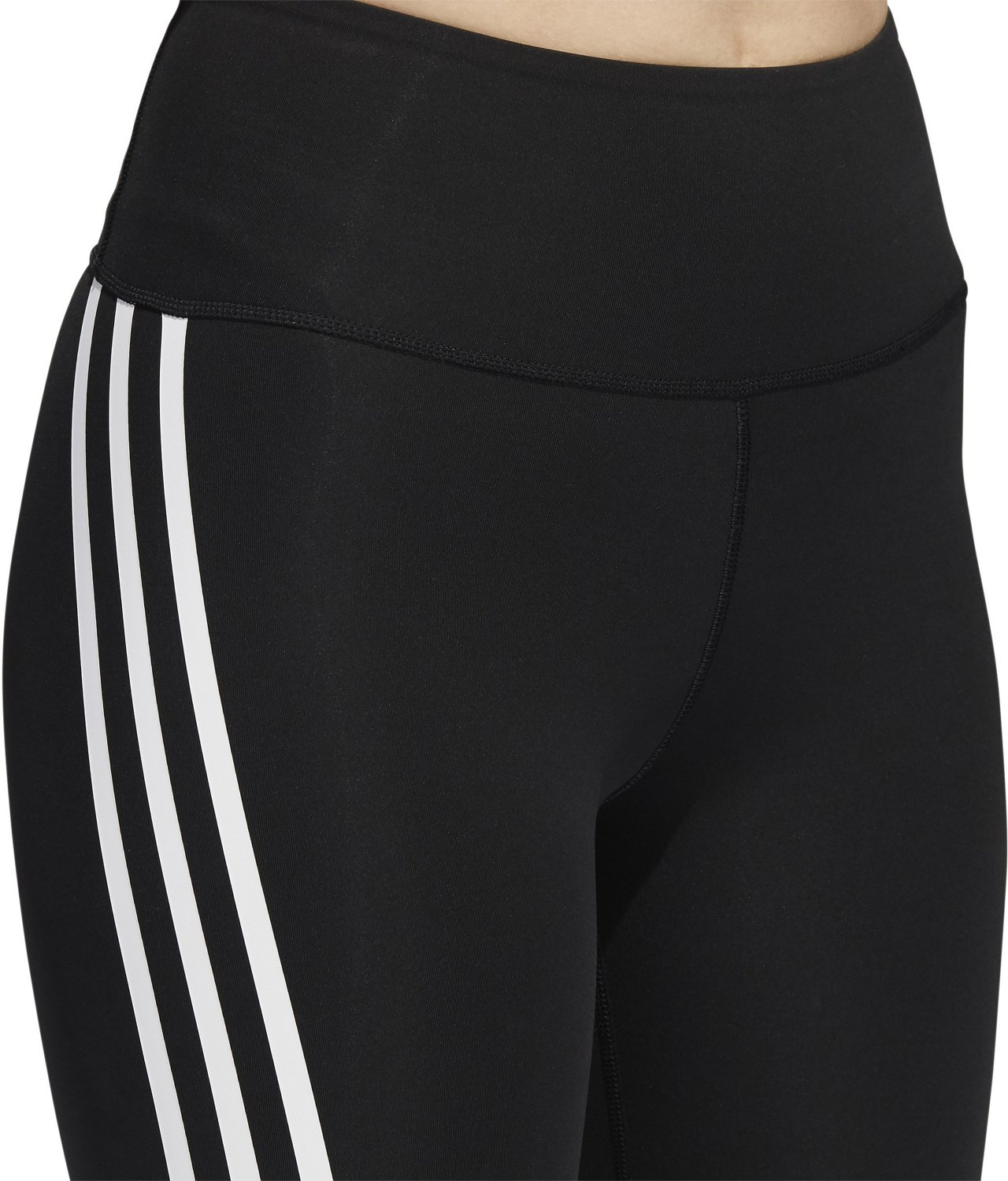 adidas Women's Optime TrainIcons 3-Stripes Bike Short Leggings - view number 5