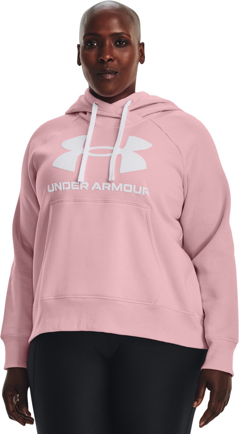 Under Armour Women's Rival Fleece Logo Hoodie Plus Size