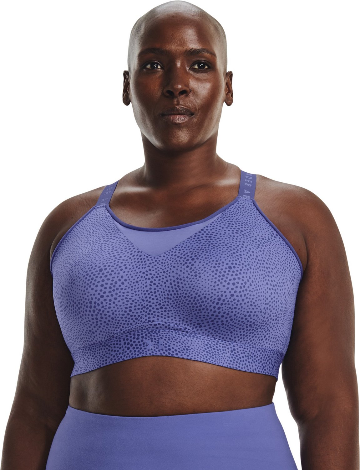 Under Armour Women's Plus Infinity High Printed Sports Bra