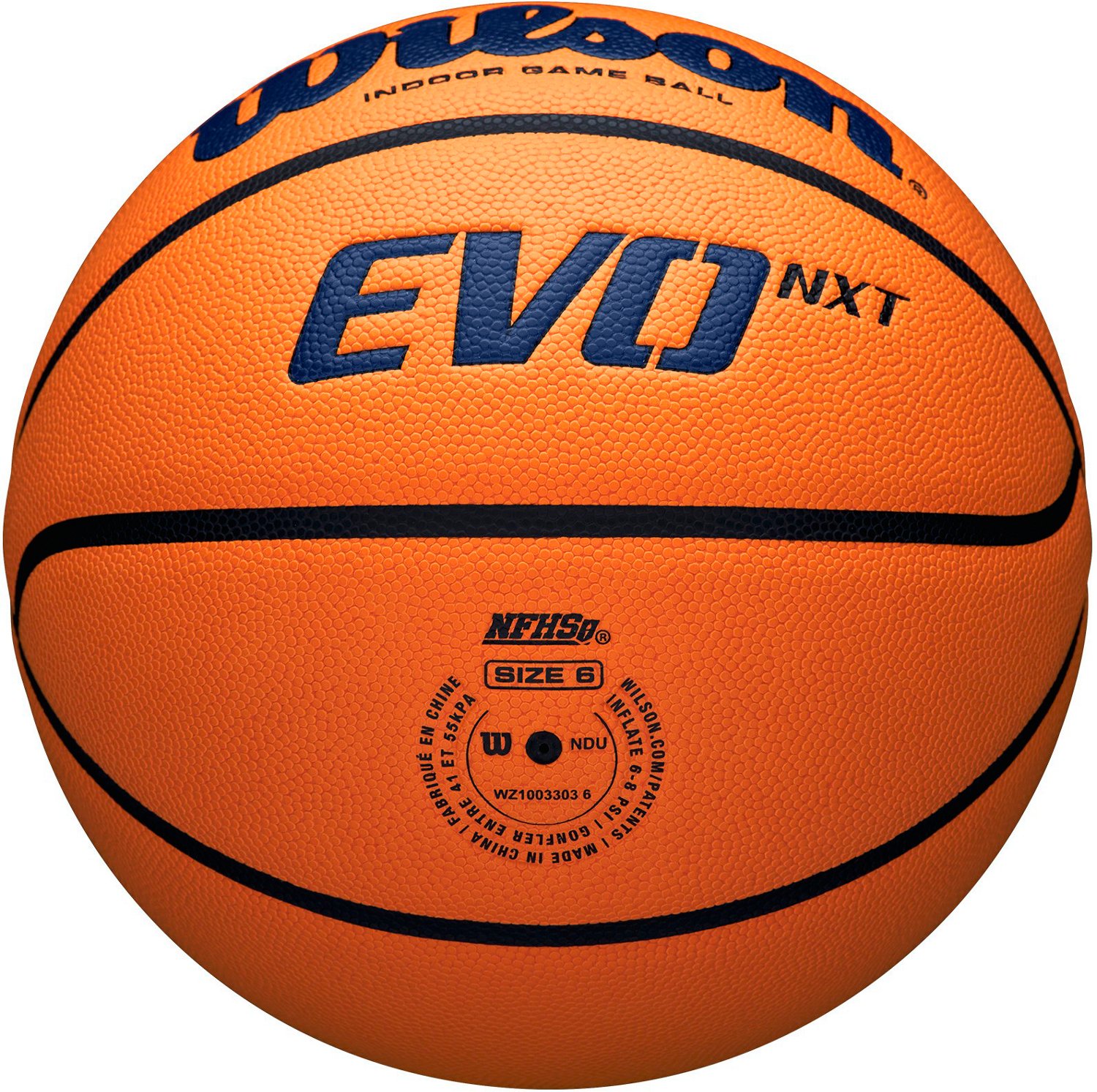 Wilson NCAA Evo NXT Official Game Basketball | Academy