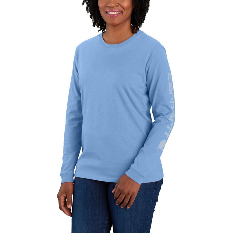 Carhartt Women's Relaxed Fit Midweight Logo Long Sleeve