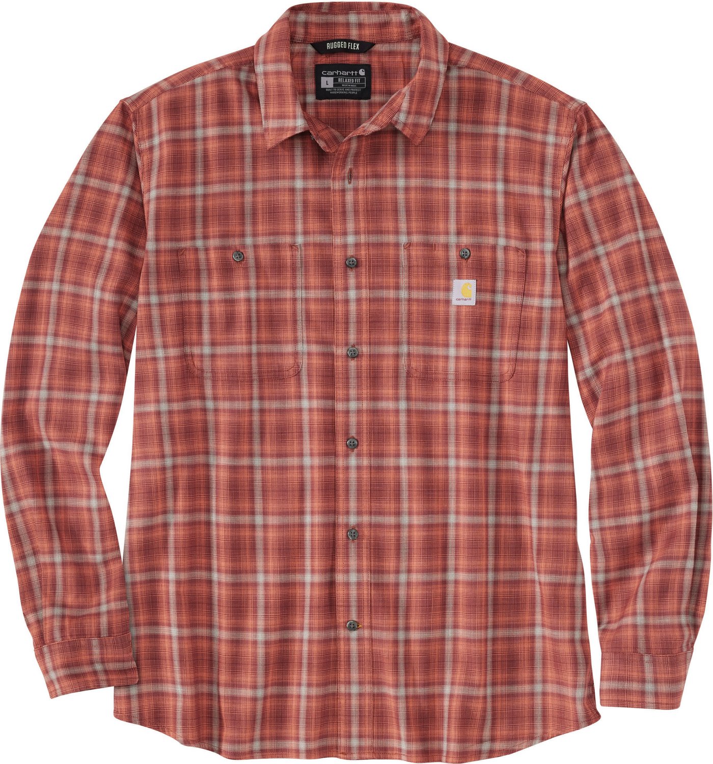 Carhartt Men's Rugged Flex Lightweight Flannel Long Sleeve Shirt
