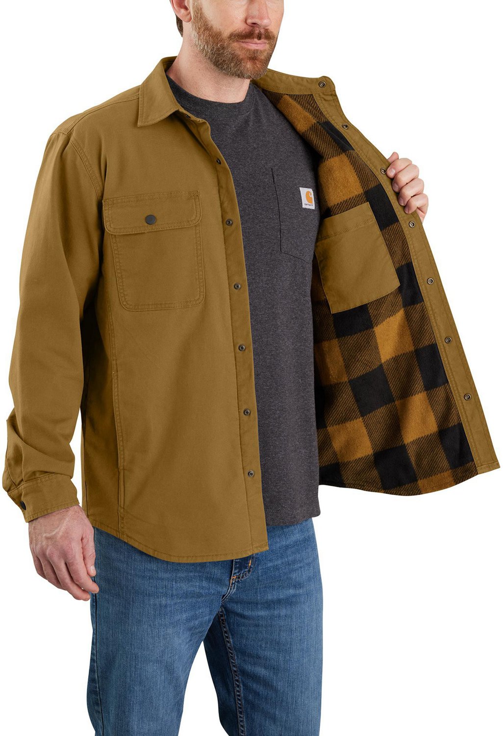 Carhartt Men's Rugged Flex Shirt Jacket - view number 3