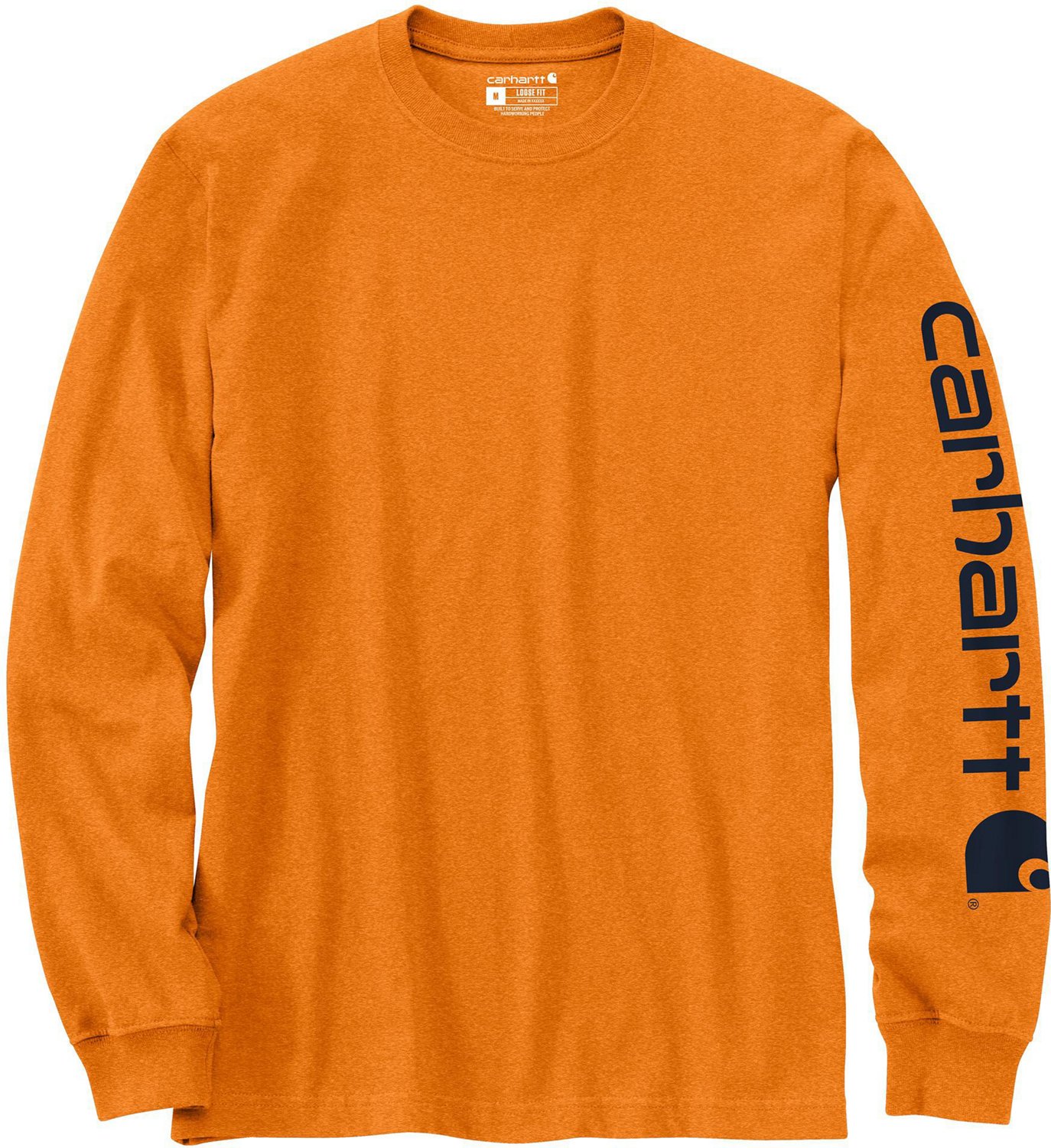 Carhartt Men's Long Sleeve Graphic Logo T-shirt                                                                                  - view number 2
