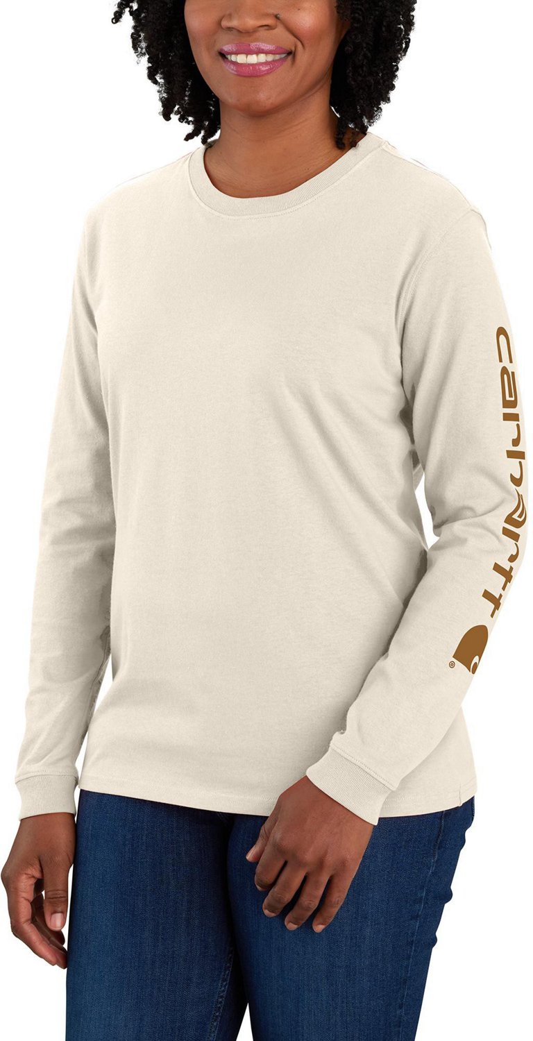 Carhartt Women's Relaxed Fit Midweight Logo Long Sleeve | Academy