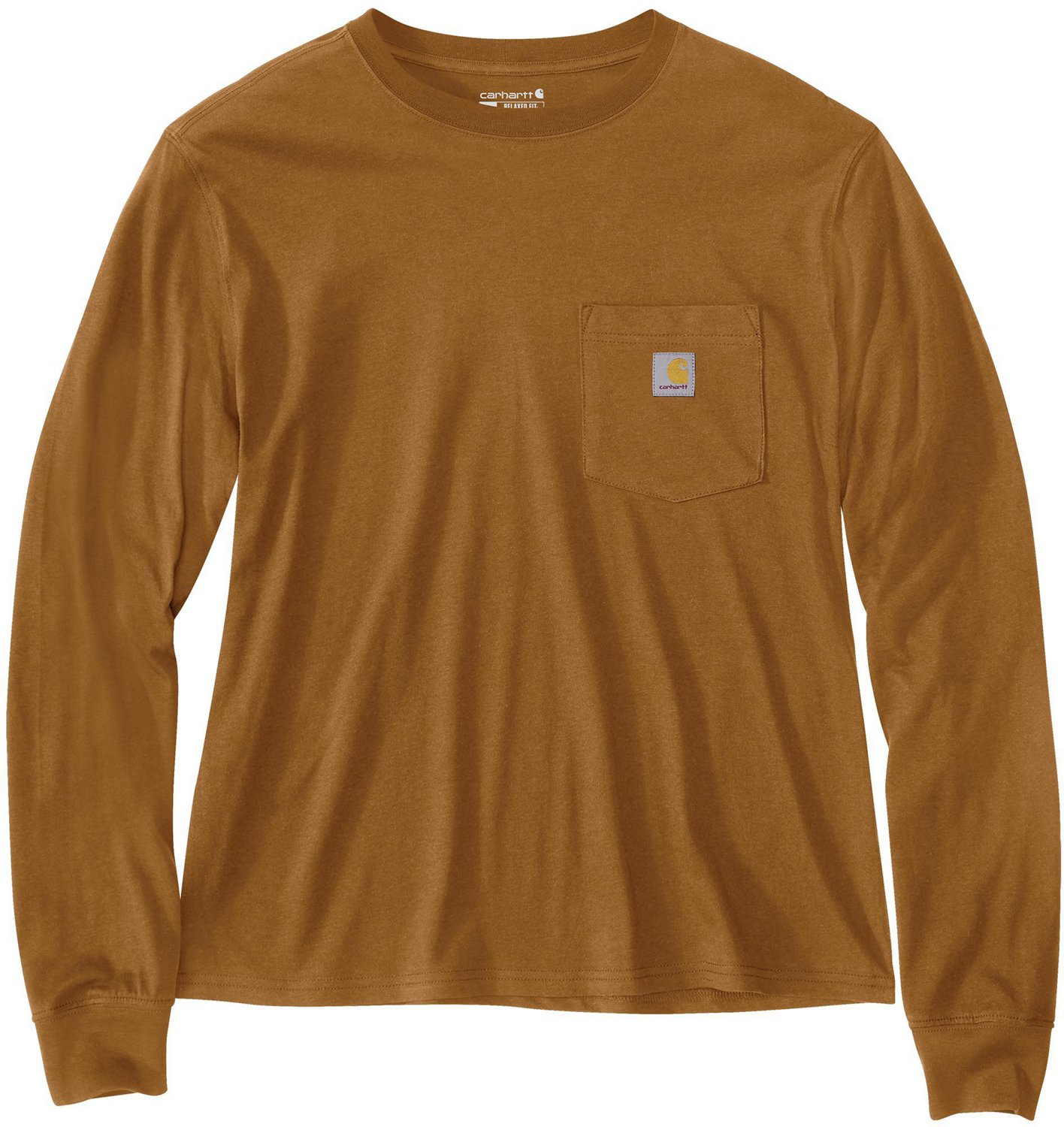 Carhartt Women's Loose Fit Lightweight Pocket Crewneck Long Sleeve T-shirt - view number 2