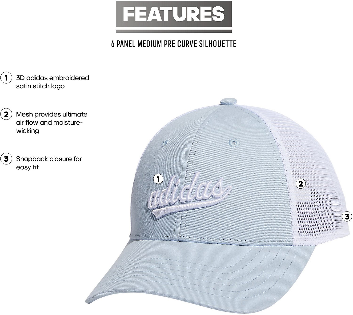 adidas Women’s Mesh Trucker Hat - view number 5