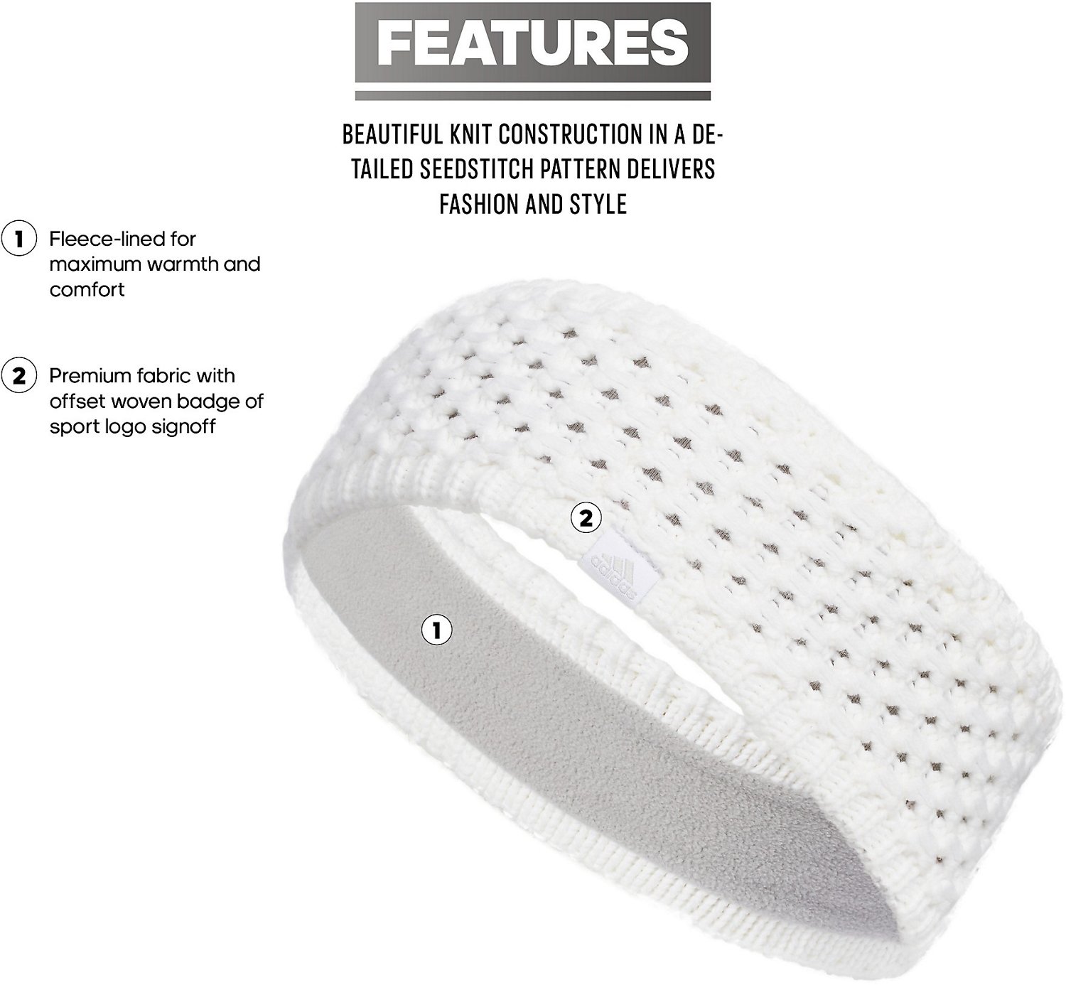 adidas Women's Crestline Headband - view number 5