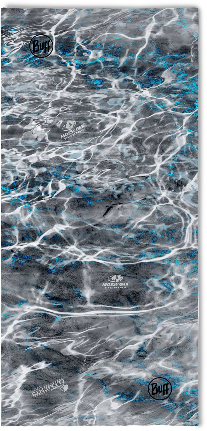 Buff Men's CoolNet Mossy Oak Elements Aqua Steelhead Neck Gaiter - view number 2