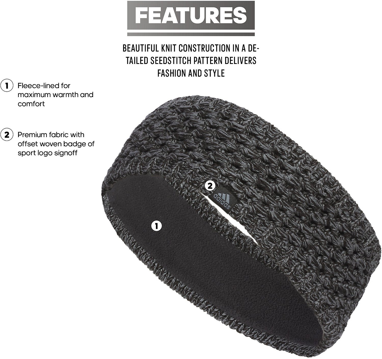 adidas Women's Crestline Headband