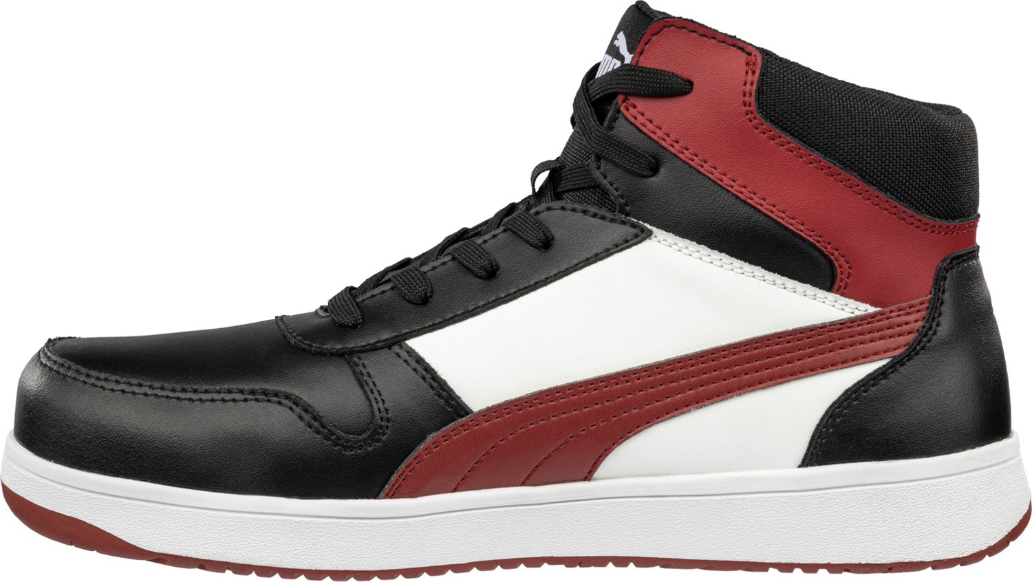 PUMA Men's Safety Frontcourt Mid Leather EH Shoes - view number 2
