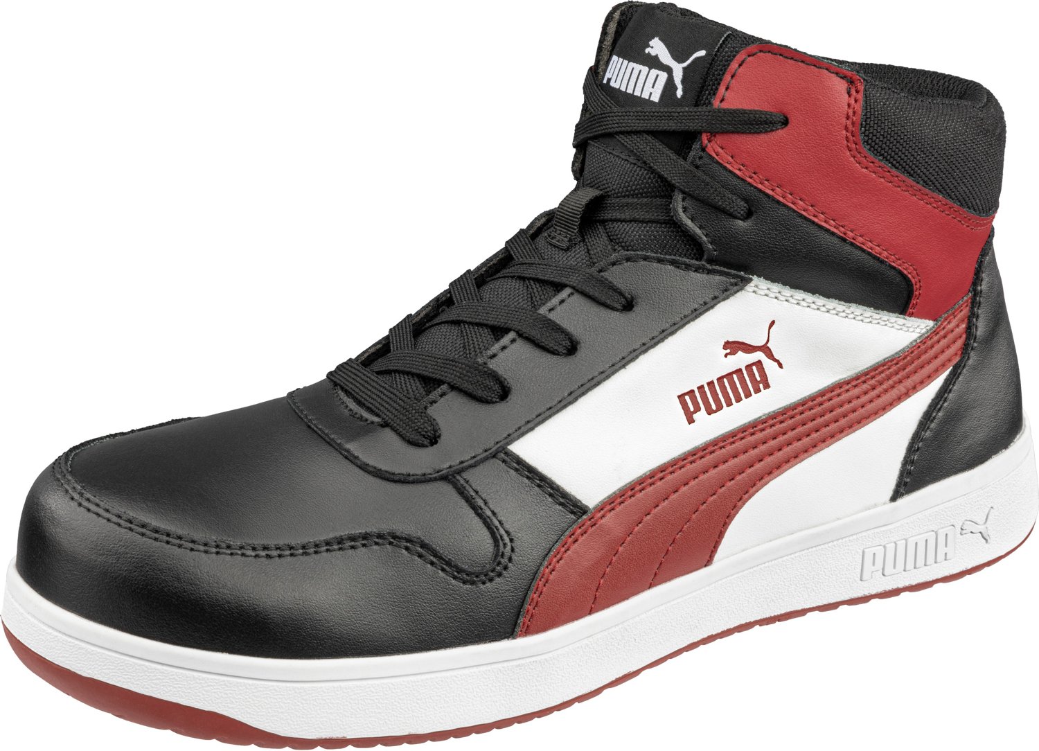 PUMA Men's Safety Frontcourt Mid Leather EH Shoes - view number 3