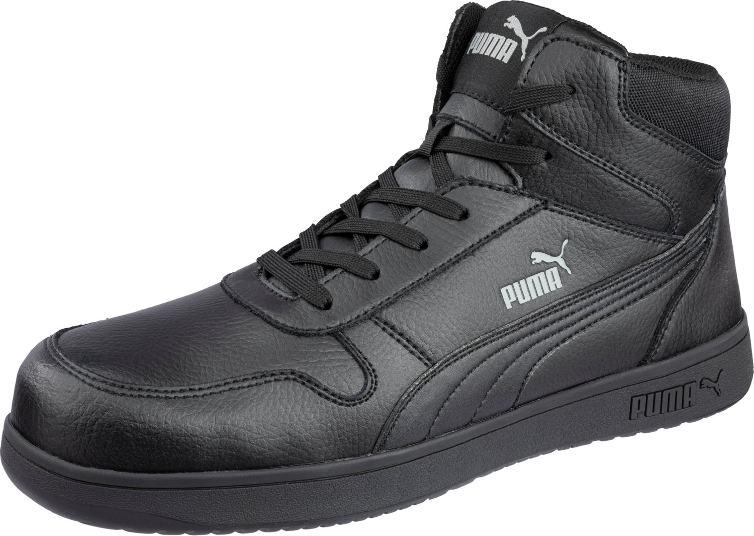PUMA Men's Safety Frontcourt Mid Leather EH Shoes - view number 3
