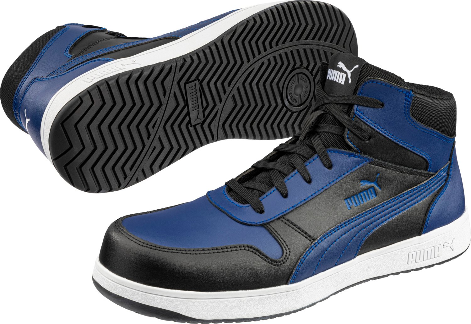 PUMA Men's Safety Frontcourt Mid Leather SD Shoes                                                                                - view number 4