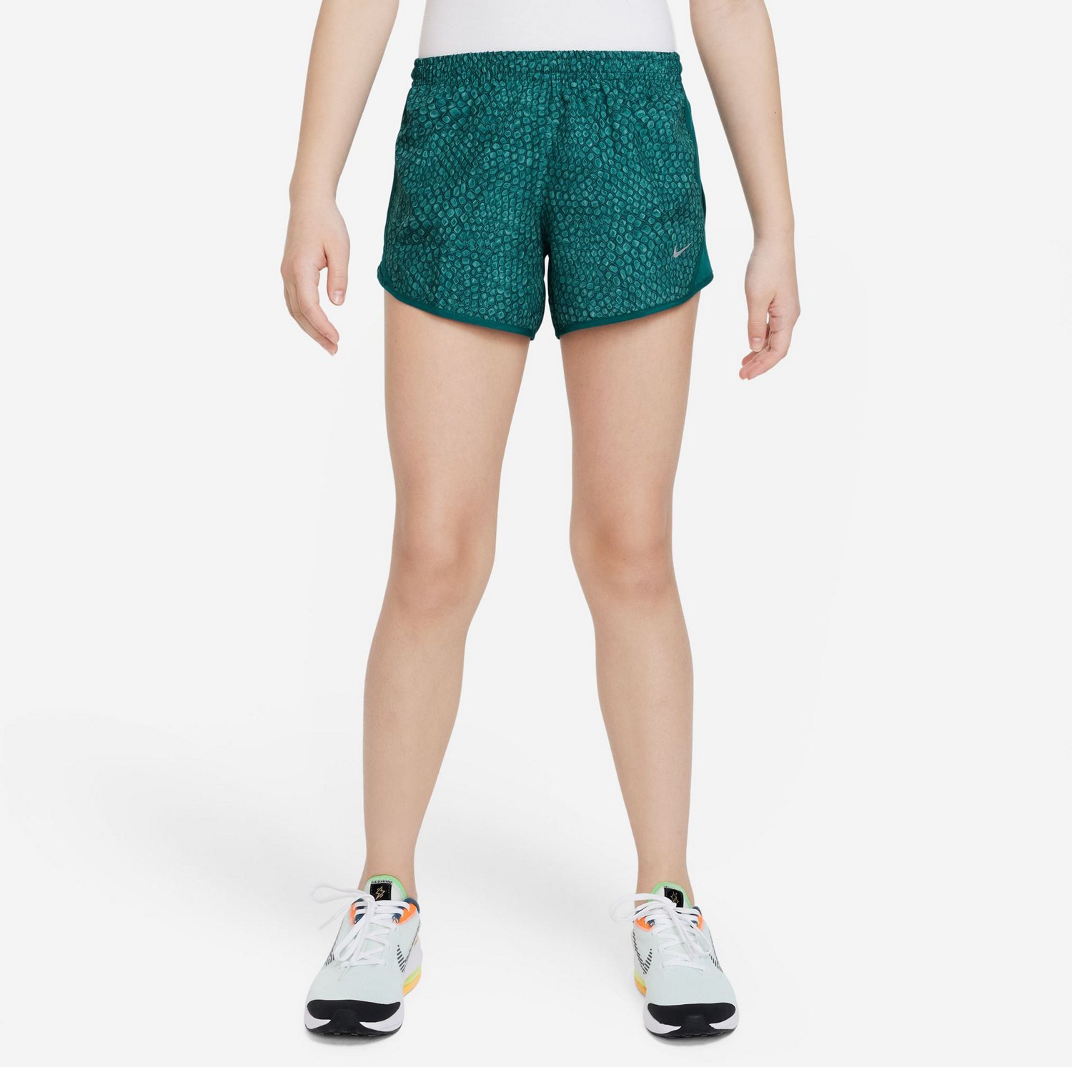 Nike Girls' Dri-FIT Tempo Allover Print Shorts 3 in