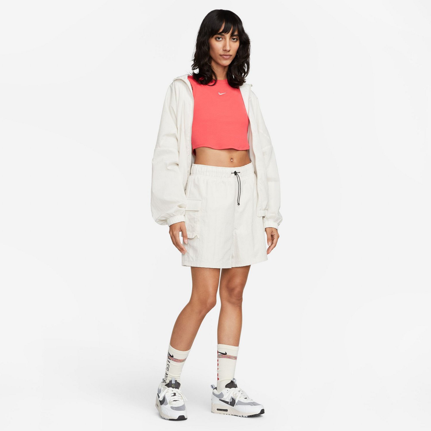 Nike Women's Sportswear Essentials Ribbed Cropped Tank Top                                                                       - view number 4