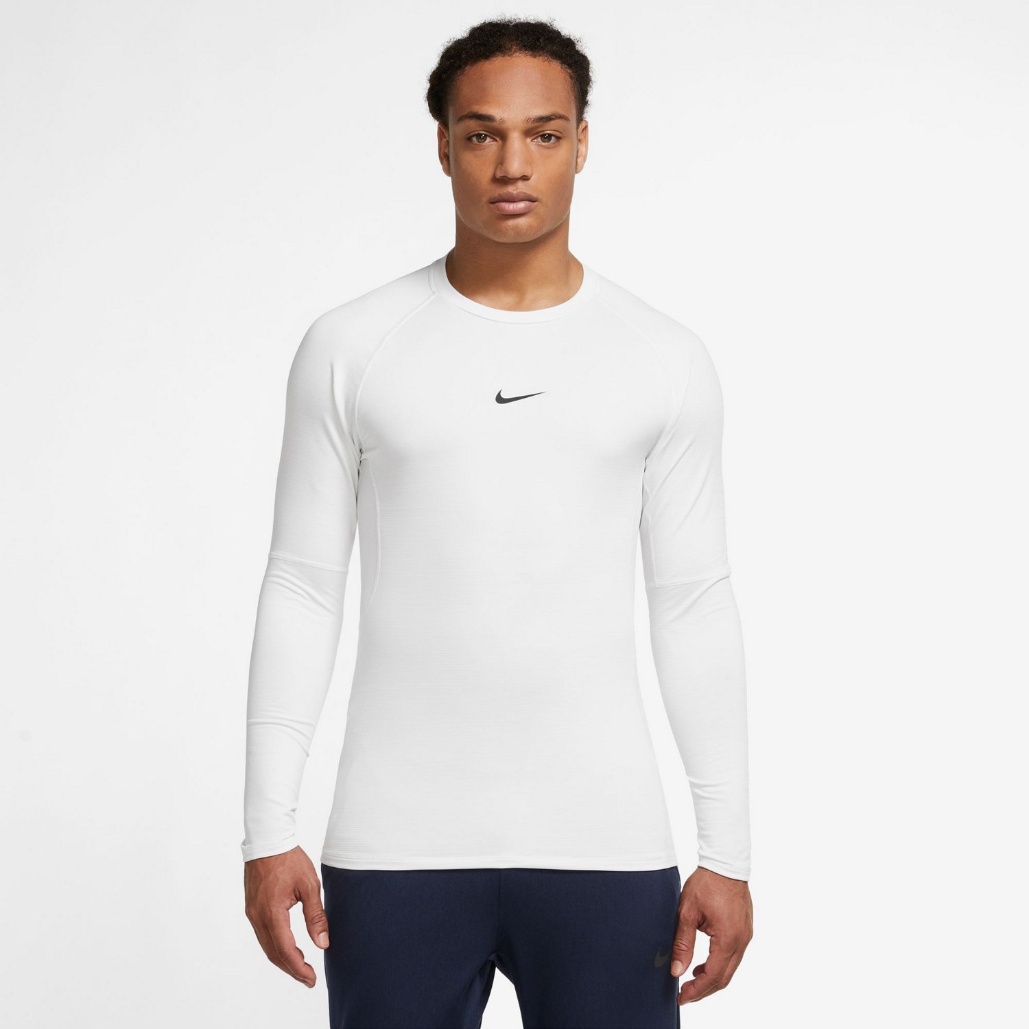 Nike Men's Pro Warm Long Sleeve Crew Top | Academy