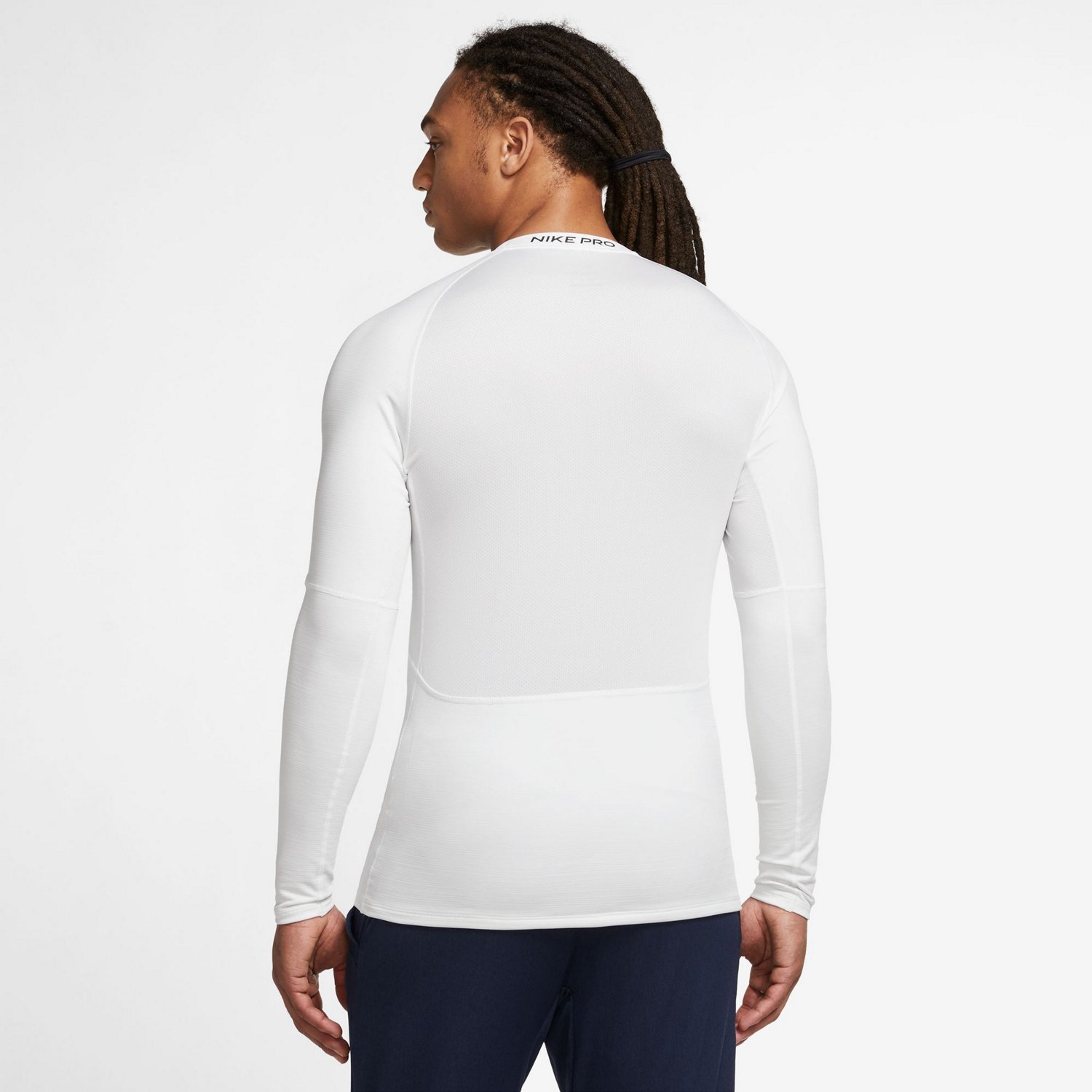 nike essentials mock neck cropped sweatshirt