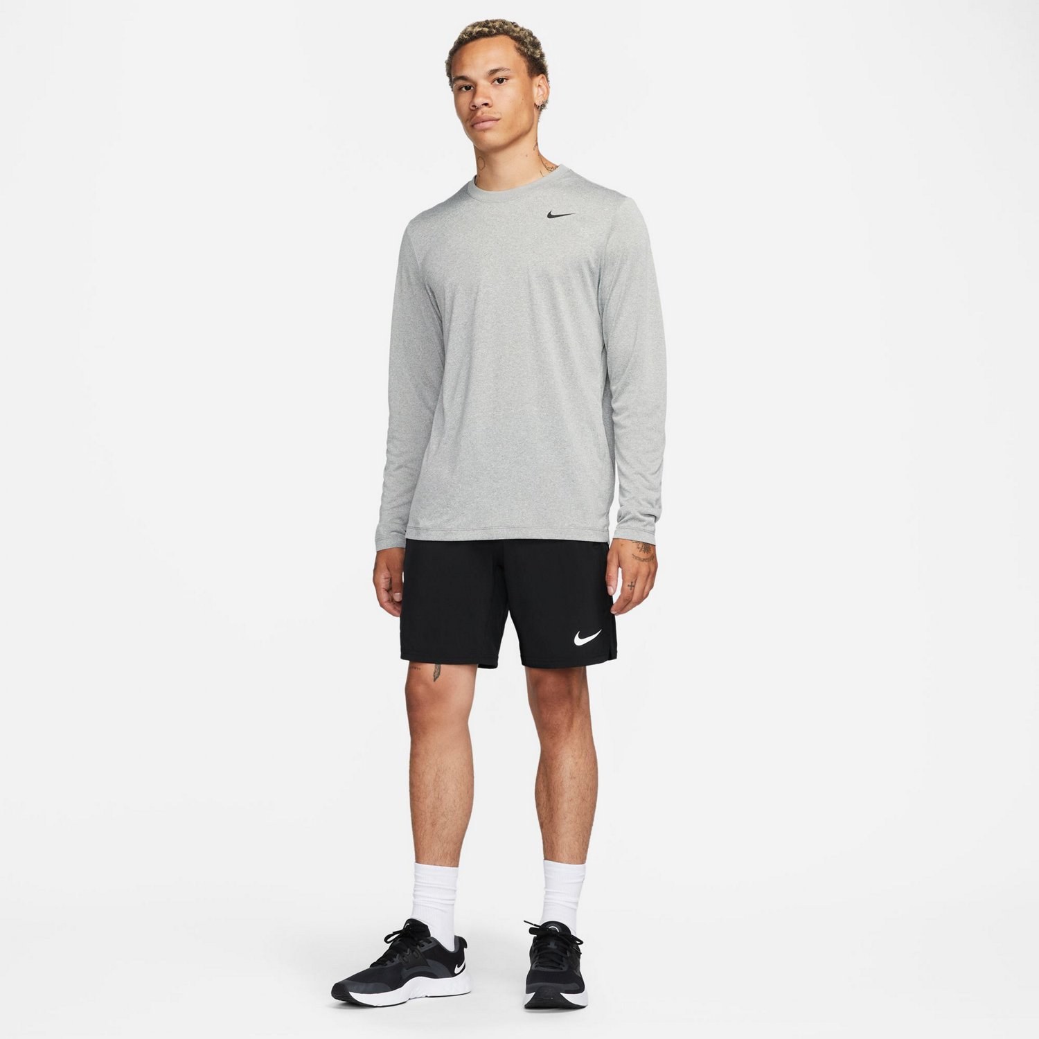 Nike Men's Dri-FIT Legend Long Sleeve Fitness Top - view number 4