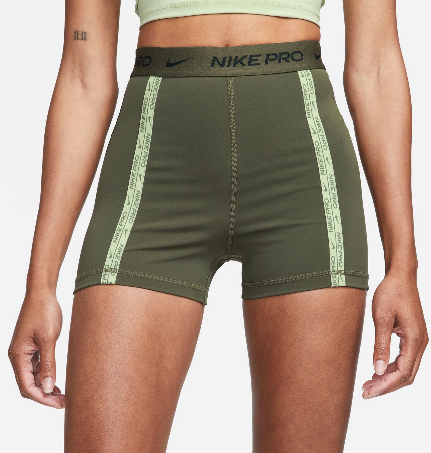 Nike Women's Pro Dri-FIT High-Waisted Shorts 3 in - view number 2
