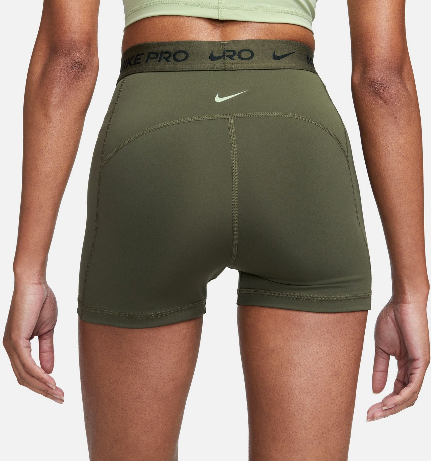 Nike Women's Pro Dri-FIT High-Waisted Shorts 3 in - view number 3