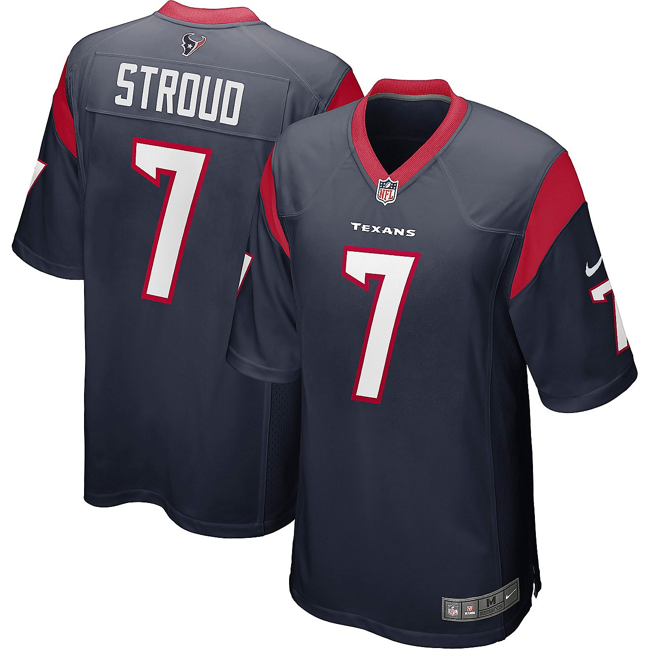 Nike Men's Houston Texans CJ Stroud 7 Home Game Jersey                                                                           - view number 3
