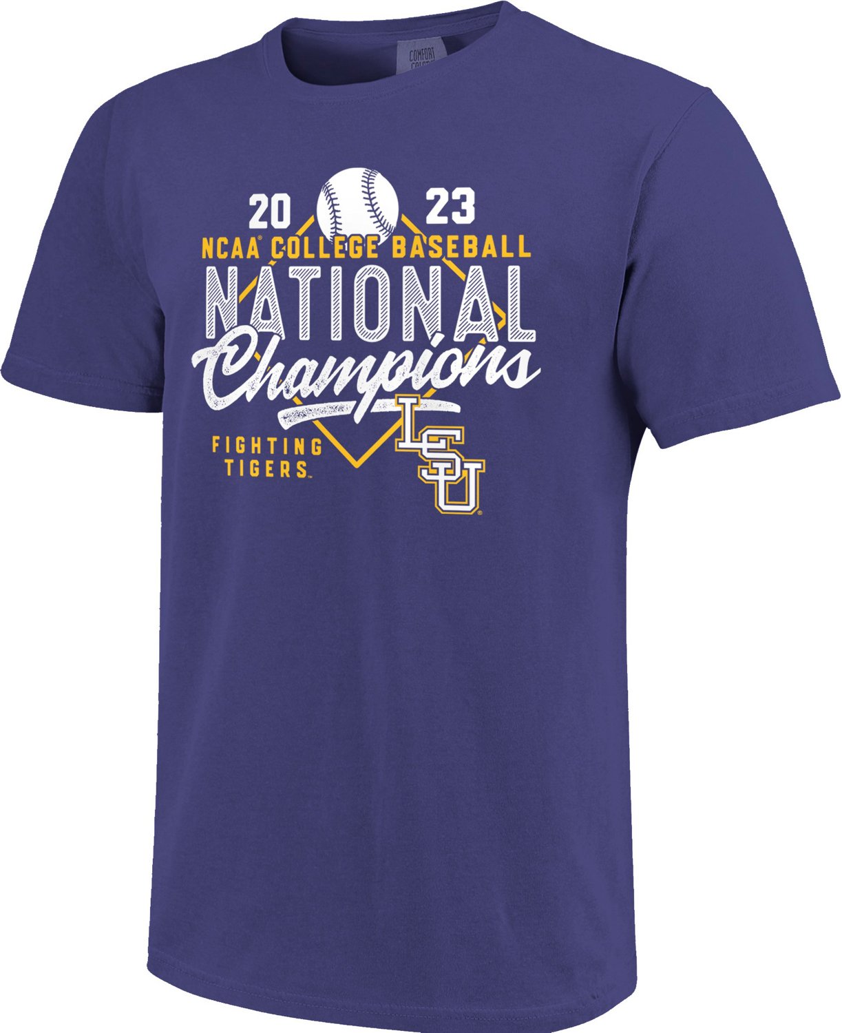  LSU Tigers National Champs 2023 Baseball Year of the Tigers T- Shirt : Sports & Outdoors