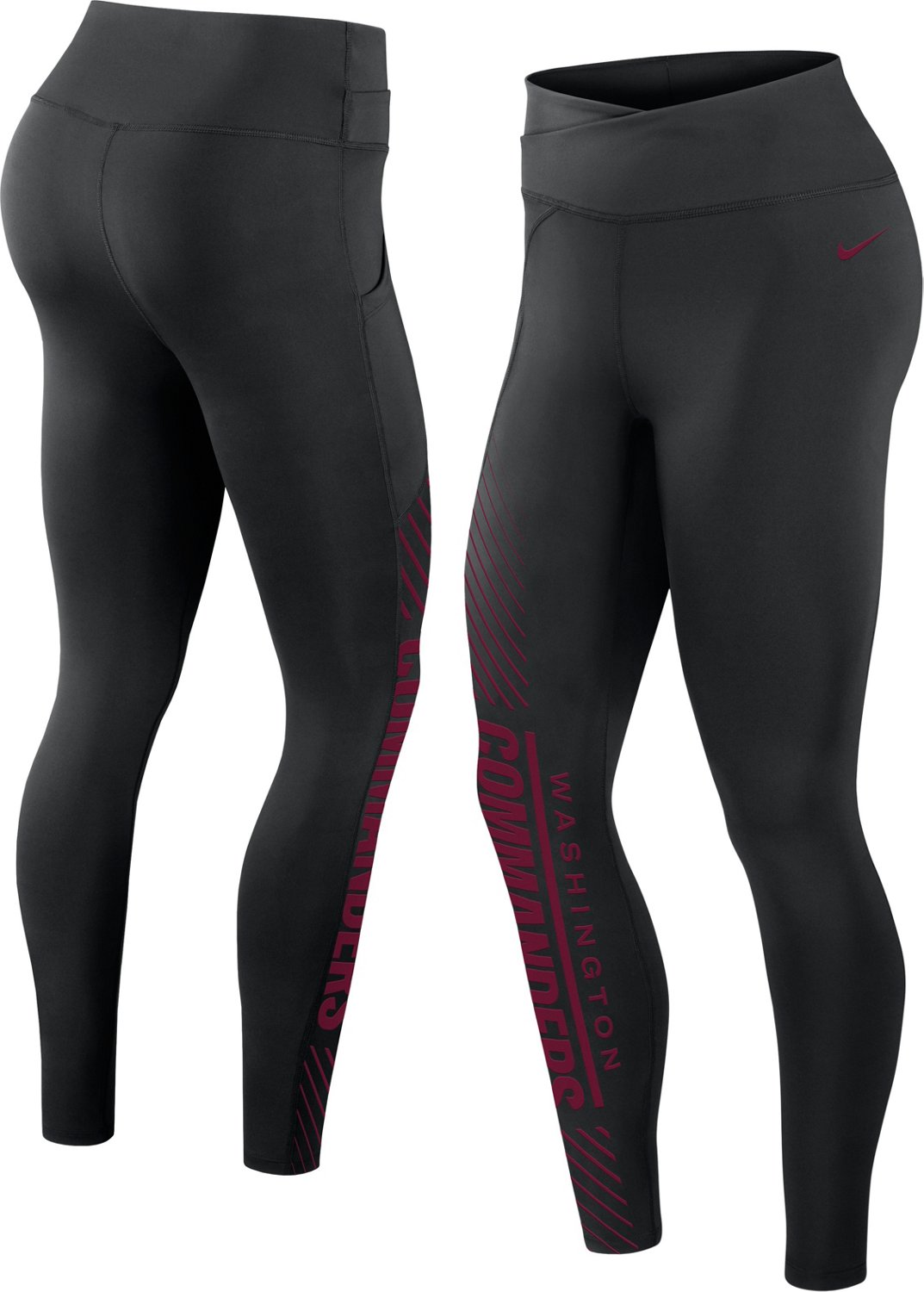 Nike Women's Washington Commanders Yard Line Full Length Leggings                                                                - view number 3