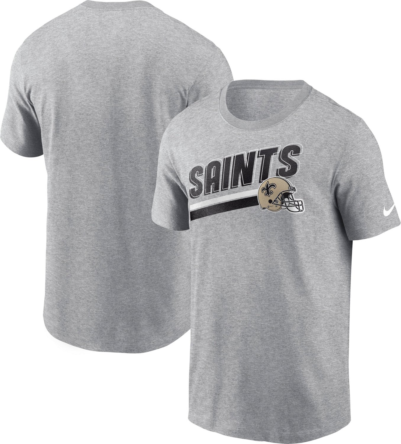 Nike Men's New Orleans Saints Essential Blitz Lockup Graphic T-shirt  - view number 3