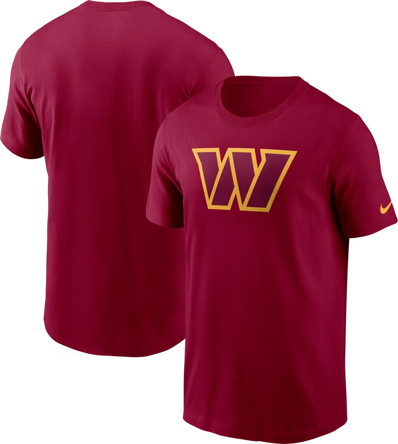 Nike Men's Washington Commanders Logo Essential T-shirt                                                                          - view number 3