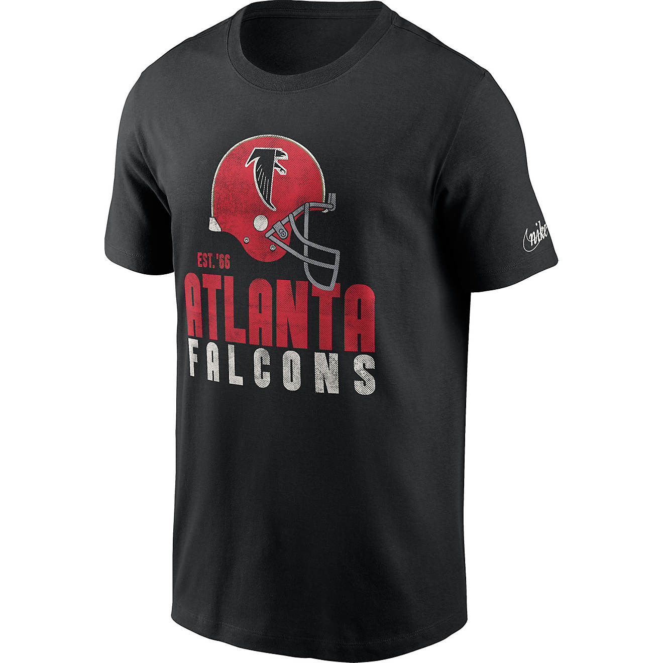 Nike Men's Atlanta Falcons Helmet Essential Graphic T-shirt                                                                      - view number 1