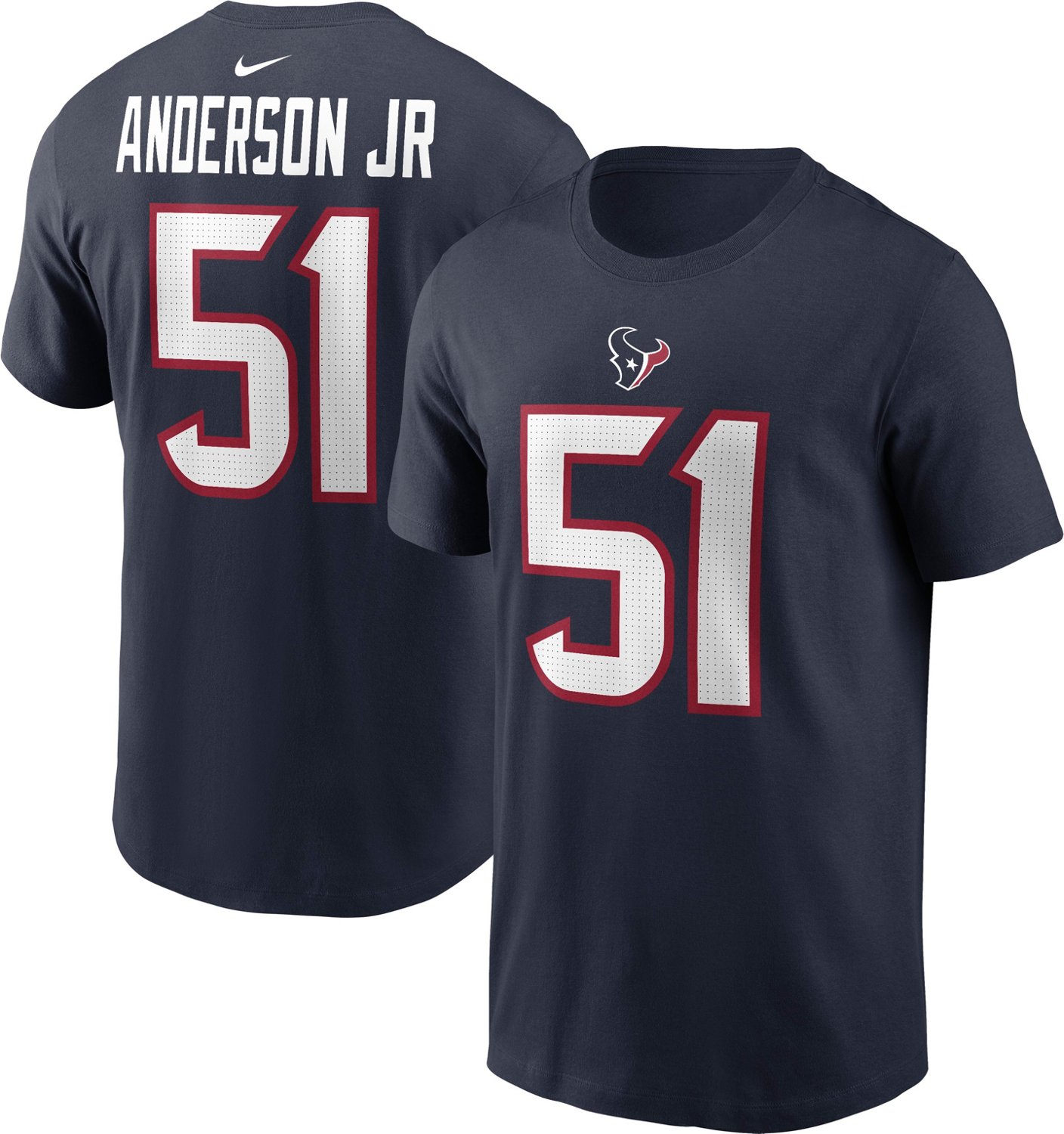 Nike Men's Houston Texans Will Anderson Jr. 31 N&N T-shirt