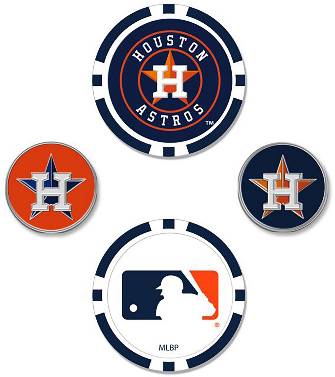 WinCraft Houston Astros Ball Marker Set 4-Pack | Academy