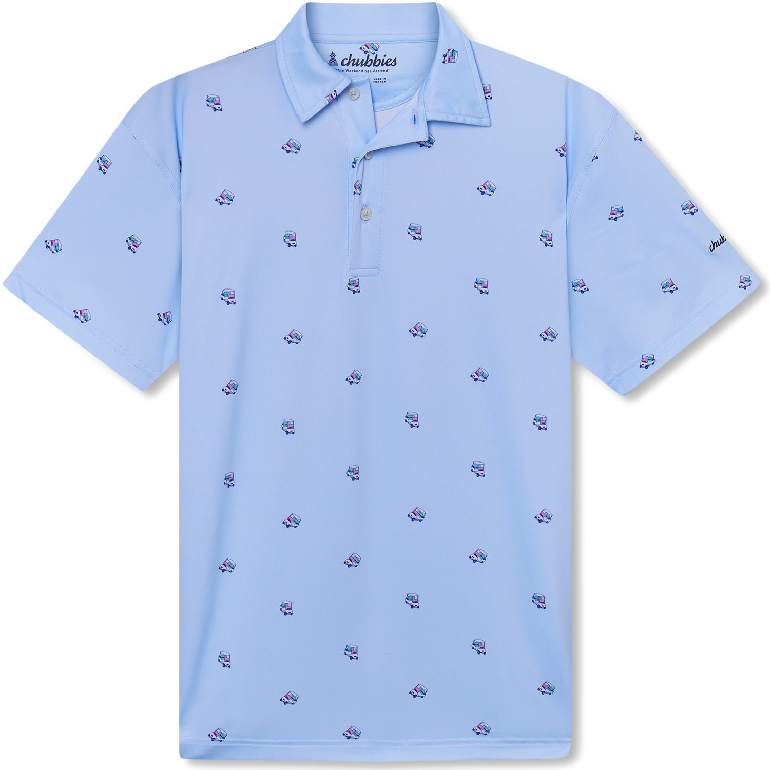 Chubbies Men's Kiss My Putt Performance Polo Shirt