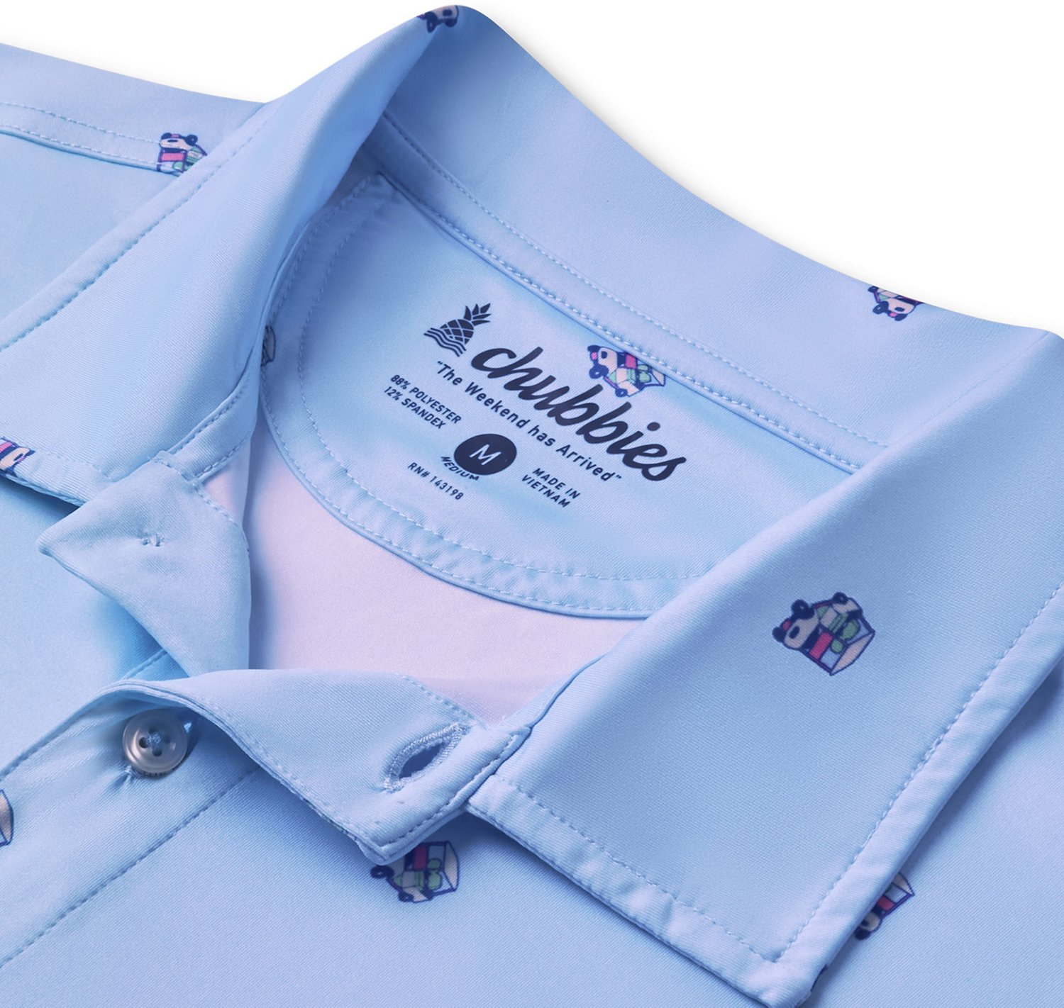 Chubbies Men's Kiss My Putt Performance Polo Shirt - view number 2
