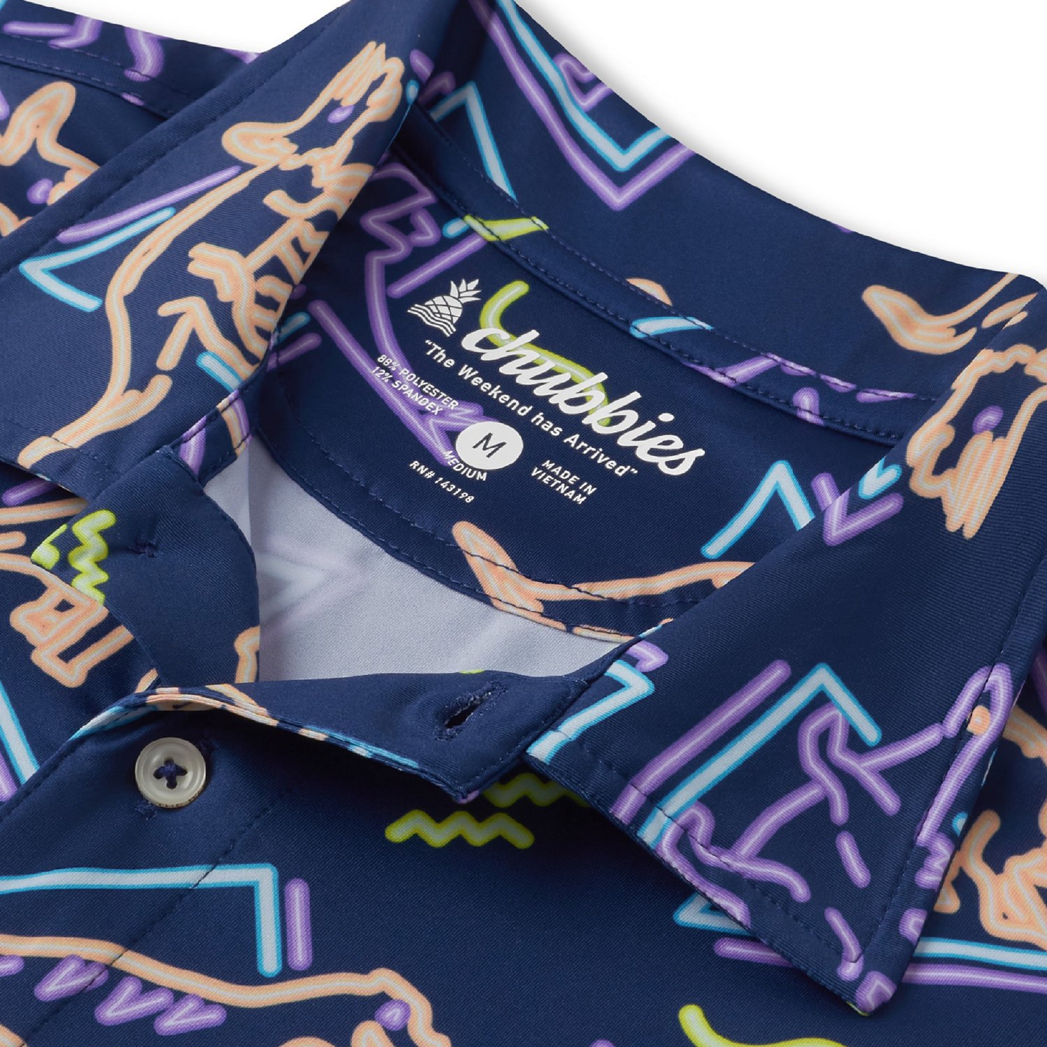 Chubbies Men's Squad Goal Performance Polo Shirt - view number 7