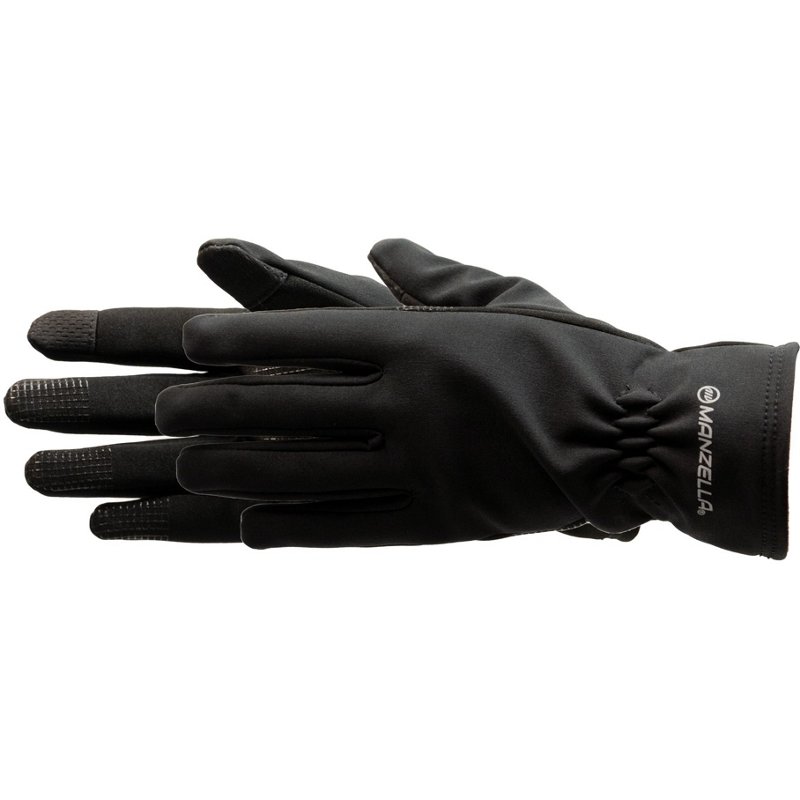 Manzella Women's Intrepid Polartec Touchtip Running Gloves Black, Small - Women's Gloves at Academy Sports